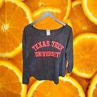 Pink‎ Texas Tech University Black long Sleeve Shirt Size Medium
