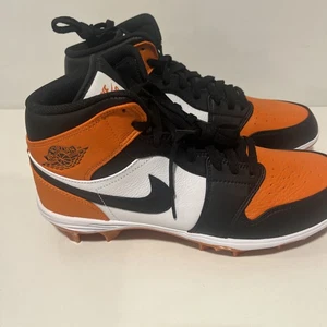 Nike Air Jordan 1 Mid TD Football Cleat 'Starfish' FJ6805-801 Size 11 - Picture 1 of 16