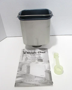 Magic Chef 1.5 lb. Breadmaker Pan & Recipe Book Model CBM-310 Replacement Parts - Picture 1 of 12