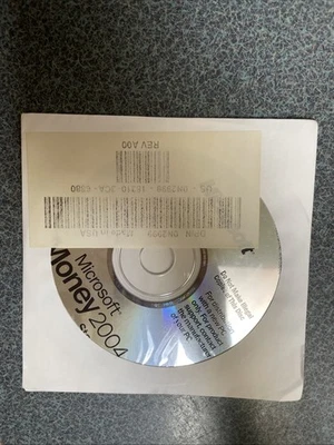 Microsoft Money 2004 Standard Software Disc - SEALED w/ KEY - Image 1 of 2