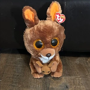Ty Beanie Boos Kipper 6" Plush Kangaroo with Joey Has Tags - Picture 1 of 6