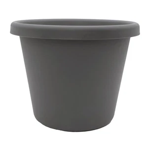 8.5 inch Round Classic Planter - Plastic Plant Pot for Indoor Outdoor Plants ... - Picture 1 of 7