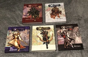 (5) Exalted: The Lunars, Dragon-Blooded, Sidereal, Abyssals & WW8800 BOOK LOT - Imagen 1 de 4