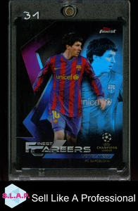 LIONEL MESSI TOPPS FINEST LM-4 2019 FINEST CAREERS UCL FC BARCELONA ENGLISH - Bild 1 von 2