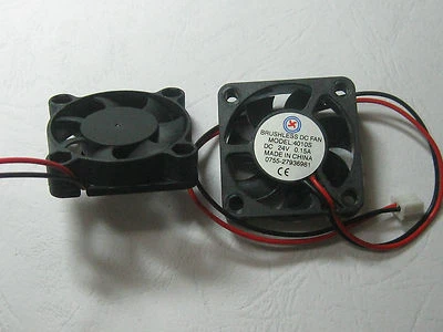 2 pcs Brushless DC Cooling Fan 7 Blade 24V 40x40x10mm 4010s 2pin Sleeve Bearing - Image 1 of 3