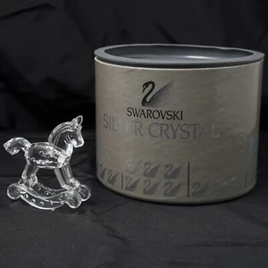 Cristallo Swarovski Cavallino a dondolo - Nuovo con scatola - Made in Austria - Picture 1 of 4