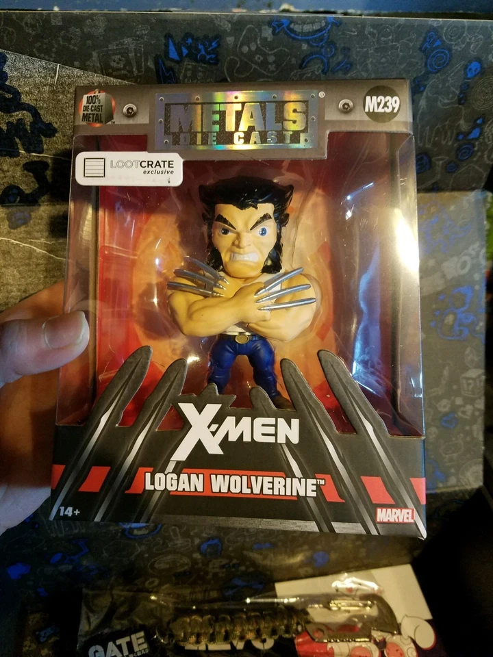 Caja de botín Logan Wolverine de metal fundido a presión exclusiva nueva en caja Marvel X-Men se envía rápido Foto 1 de 1
