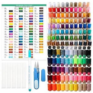 80 carretes hilo de bordar con 50 carretes y bobinas de hilo de coser - Imagen 1 de 10