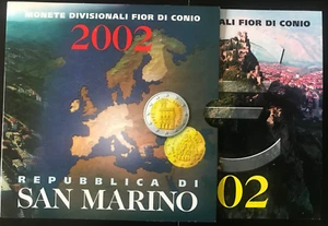 offiz. Kursmünzensatz (KMS) SAN MARINO - 1 Cent - 2 Euro 2002 Nennwert: 3,88 € - Bild 1 von 8