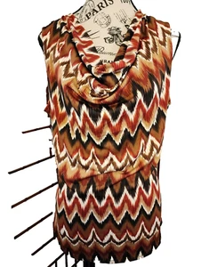 LAURA SCOTT brown blouse- size XL - Picture 1 of 5