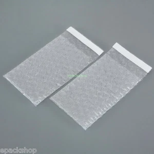 25 Clear Self Seal Bubble Pouches Envelopes Pack Bag 3.5" x 6.7"_90 x170+20mm - Picture 1 of 12
