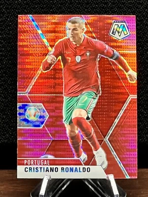 CRISTIANO RONALDO 2020-21 Mosaic UEFA Euro #160 RED PULSAR Prizm Card SP ⚽️ - Image 1 of 3
