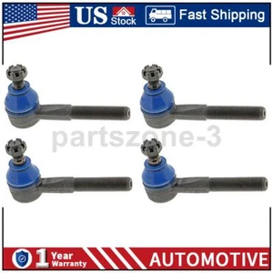 4x Front Steering Inner & Outer Tie Rod End Fits Dodge CB300 7.2L 3.7L 5.2L 5.9L - Picture 1 of 12