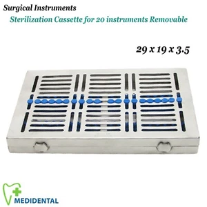 Chirurgiche Strumenti Dentale Cassetta Of 20 Strumenti (Removable) Odontoiatria  - Imagen 1 de 1