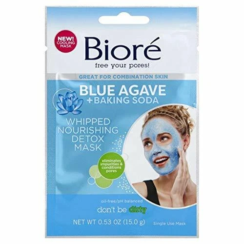 Biore Oil free Face Mask, Blue Agave & Charcoal 0.53 Oz. - Image 1 of 1