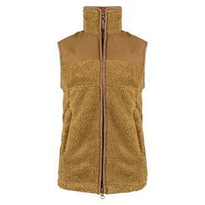 Jack Pyke Sherpa Fleece Gilet Waistcoat Camel Deep Pile Country Hunting Shooting - Picture 1 of 7