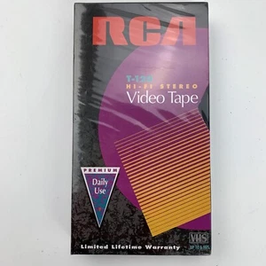 RCA T-120 Hi-Fi Stereo VHS Video Tape New - Picture 1 of 2