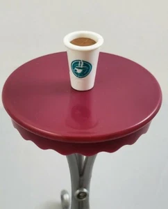 New Barbie The Look Urban Jungle Doll Mini Hot Cup Coffee For Diorama Kitchen - Picture 1 of 2