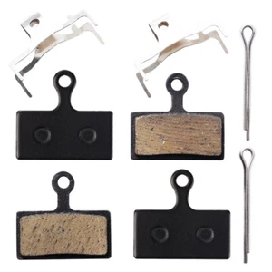 2 pares - pastillas de freno de disco de resina semimetálicas para Shimano Deore SLX XT XTR G01S G02A - Imagen 1 de 6
