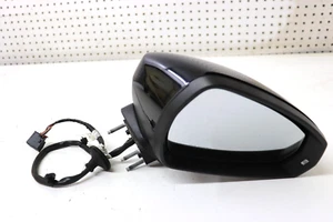 16 17 AUDI A3 DOOR MIRROR SIDE VIEW MIRROR RIGHT PASSENGER SIDE BRILLIANT BLACK - Picture 1 of 13