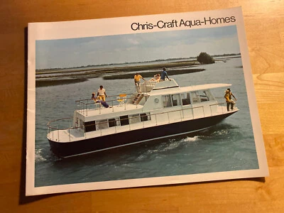 Chris Craft 1970s Aqua Home Vintage Boat Brochure / Catalog - Image 1 of 4