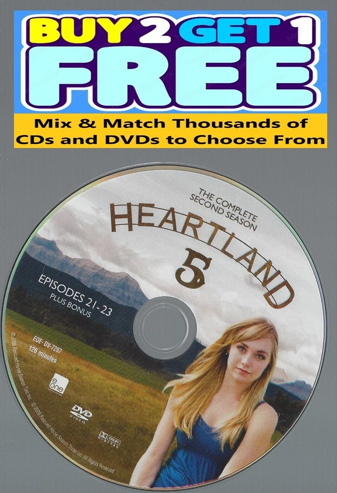 Heartland (DVD) Replacement Disc Second Season 2 Disc 5 Single Disc Only - Image 1 of 1