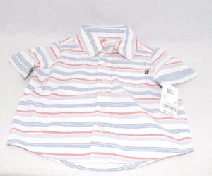 NWT OSHKOSH BABY B`GOSH BOY 2T SHIRT TOP BUTTON FRONT 22057712 - Picture 1 of 4