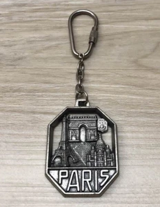 Vintage Paris Souvenir Schlüsselanhänger / Keychain ~ Made in France - Bild 1 von 2