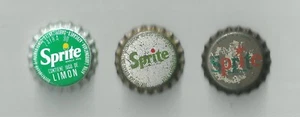 KONVOLUT 3 VINTAGE SPRITE KRONKORKEN URUGUAY UNBENUTZT - Bild 1 von 1