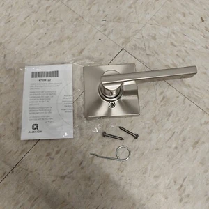 Schlage Latitude Non-Turning One-Sided Dummy Door Lever F170 LAT 619 Satin Nick - Picture 1 of 2