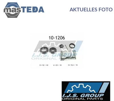 10-1206 RADLAGERSATZ RADLAGER SATZ HINTEN IJS GROUP FÜR RENAULT TRAFIC - Bild 1 von 4