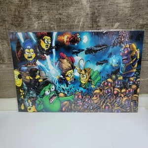Poster Minions x Avengers poster esclusivo Comicon 17" x 11" - Foto 1 di 9