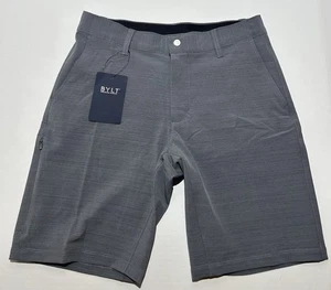 NEU BYLT Premium Basics Größe Medium Kinetic Shorts Herren Performance grau neu mit Etikett - Bild 1 von 9