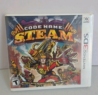 Code Name S.T.E.A.M. (Nintendo 3DS, 2015) STEAM 3DS New Factory Sealed - Image 1 of 4