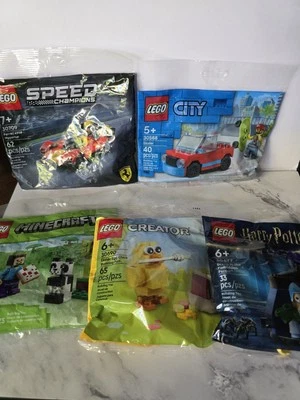 Lego bundle 5 sets (30690, 30677, 30709, 30672 & 30568) All New & Sealed - Image 1 of 4