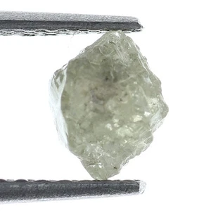 Light Greenish Color 0.77 Ct Natural Loose Rough Crystal Translucent Diamond - Picture 1 of 2