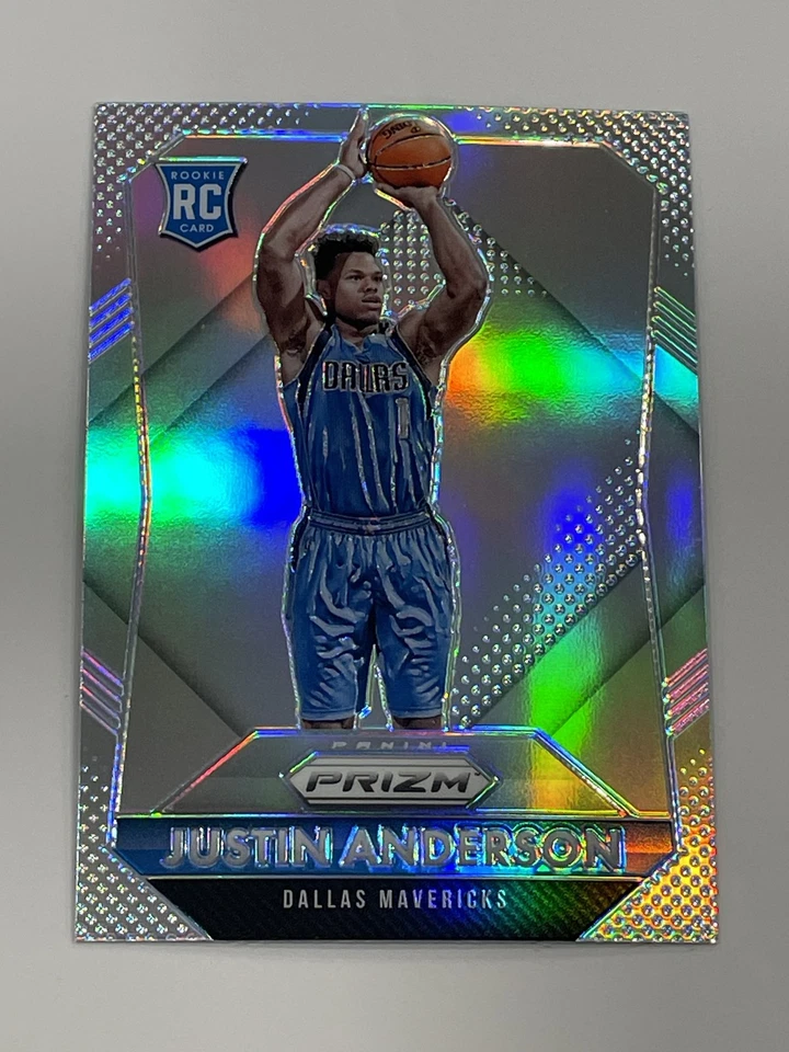 Baloncesto Prizm 2015-16 plateado #303 - Justin Anderson RC - Dallas Mavericks Foto 1 de 2