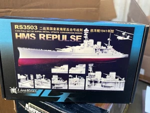 LIONS ROAR # RS3503    1/350TH SCALE HMS REPULSE P/E & RESIN FITTINGS  KIT - Picture 1 of 4