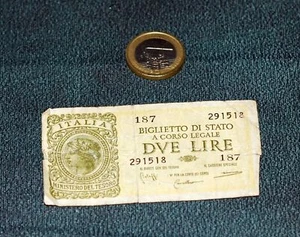 2 Lira LUOGOTENENZA 1944 - BOLAFFI - Imagen 1 de 1