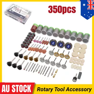 Grinding Sanding Polishing 350PCS Wheel Drill Bits Kit for Dremel Rotary Tool AU - Picture 1 of 11