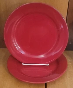 Waechtersbach FUN FACTORY FREESTYLE RED Salad plate set of 2, 8 3/8", New / NWT - Picture 1 of 9
