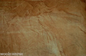HAND-DYED VELVETEEN for QUILTING & APPLIQUE {Over-Dyed} ~ "RAWHIDE" {Fat 1/8} - Picture 1 of 1