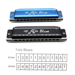 EASTTOP FALA blues harmonica 12hole Professional Diatonic Harmonica Mouth Organ - Picture 1 of 20