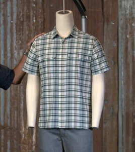 Camisa para hombre Patagonia El Rey a cuadros marinos talla pequeña #53190 - Imagen 1 de 2