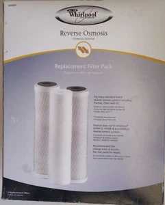 WHIRLPOOL REPLACEMENT FILTER PACK Reverse Osmosis 3 Pack WHERPF - Picture 1 of 5