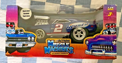 ACTION Muscle Machines 69 DODGE CHARGER, #2 Rusty Wallace.. NIB... - Image 1 of 4