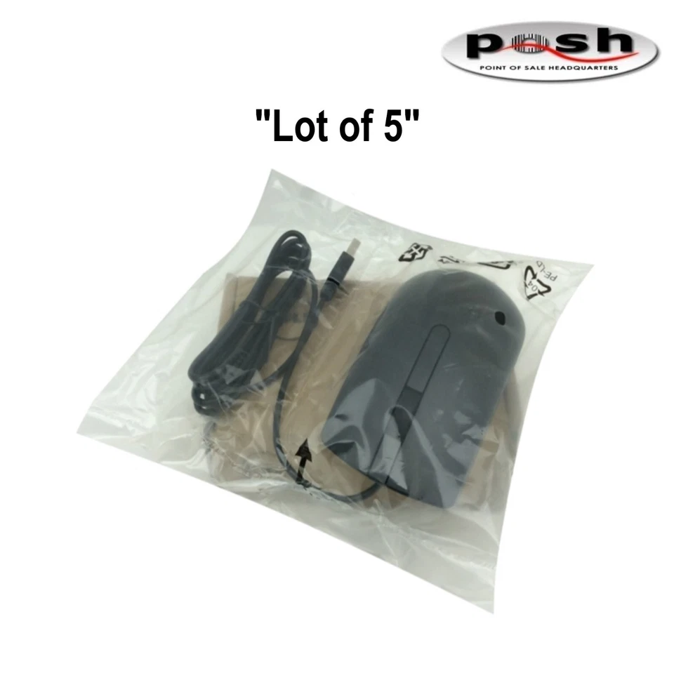 Dell MS116 USB Optical Wired Mouse - Black