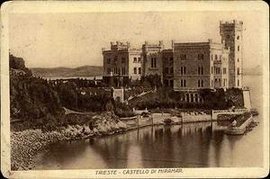 Triest Trieste Italien Italia Friaul-Julisch Venetien 1920 Castello Miramar Burg - Picture 1 of 1