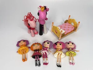2011 Lalaloopsy 3" 5 Doll Figures, Pony & Bed - Picture 1 of 1