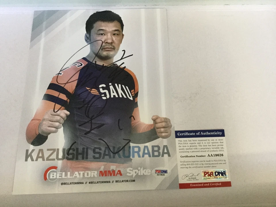 Kazushi Sakuraba Signed Promotional Photo PSA DNA COA c - Image 1 of 1